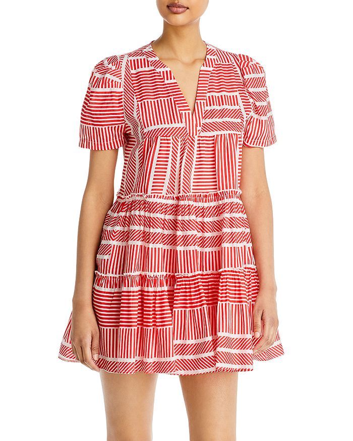 AQUA Puff Sleeve Mini Dress - 100% Exclusive Women - Bloomingdale's | Bloomingdale's (US)