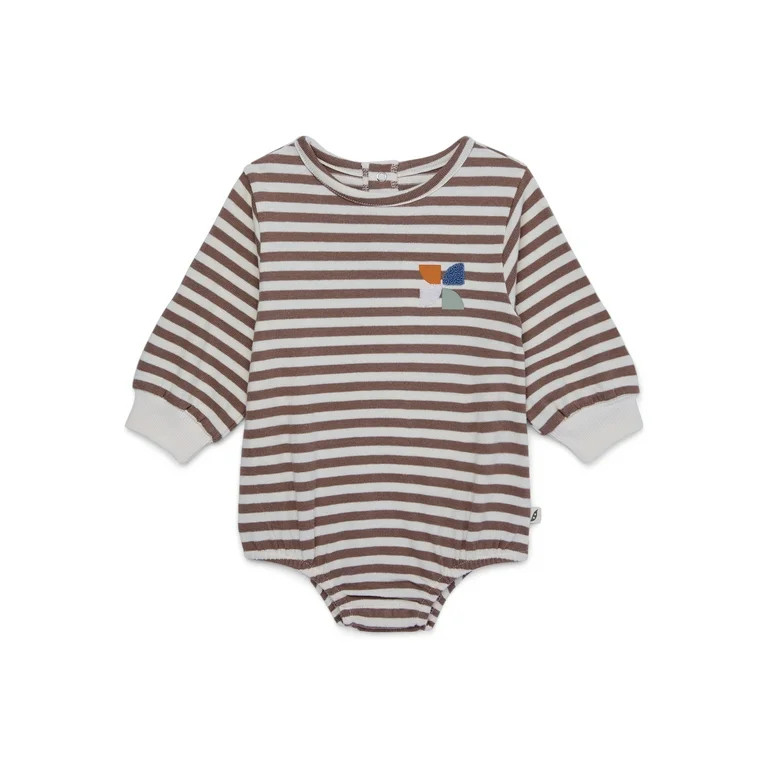 easy-peasy Baby Long Sleeve Dumpling Bodysuit, Sizes 0-24 Months | Walmart (US)