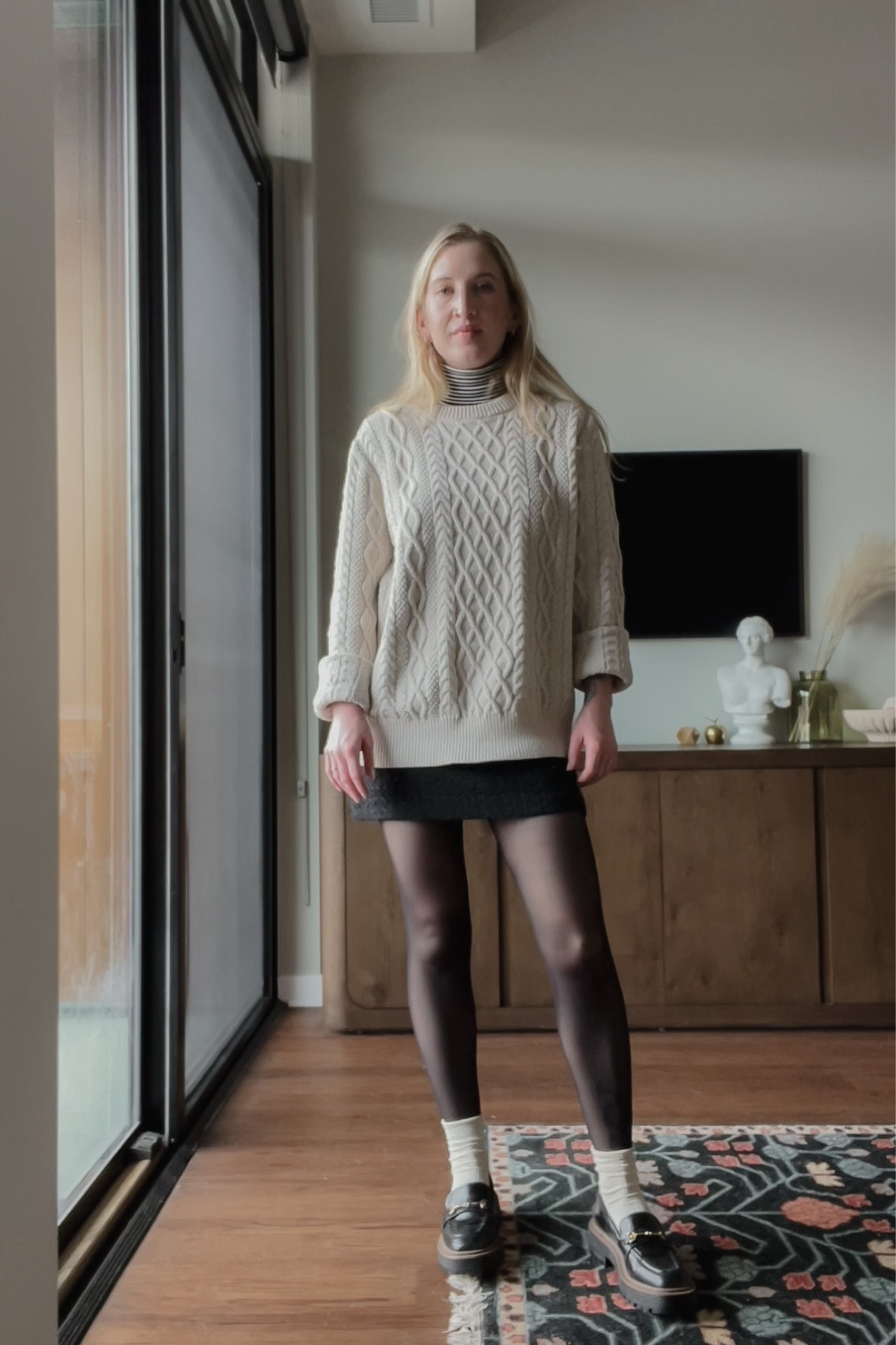 Skirt, sweater, and loafers 🤎

#LTKStyleTip #LTKFindsUnder100 #LTKSeasonal