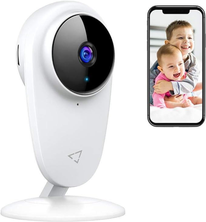 Victure 1080P FHD Baby Monitor Pet Camera 2.4G Wireless Indoor Home Security Camera with Two-Way ... | Amazon (US)
