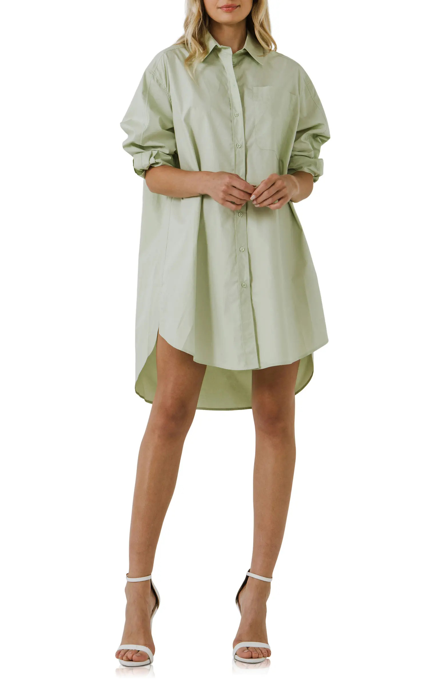 Classic Collar Shirtdress | Nordstrom
