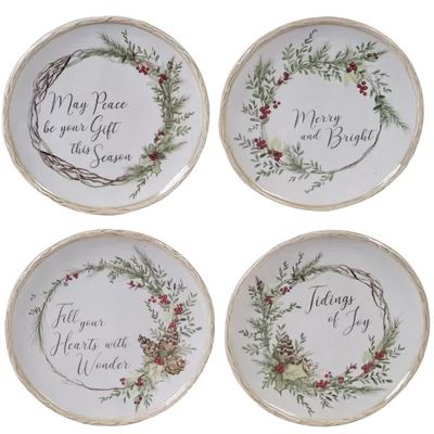 Volz 6" Appetizer Plate Set The Holiday Aisle® | Wayfair North America