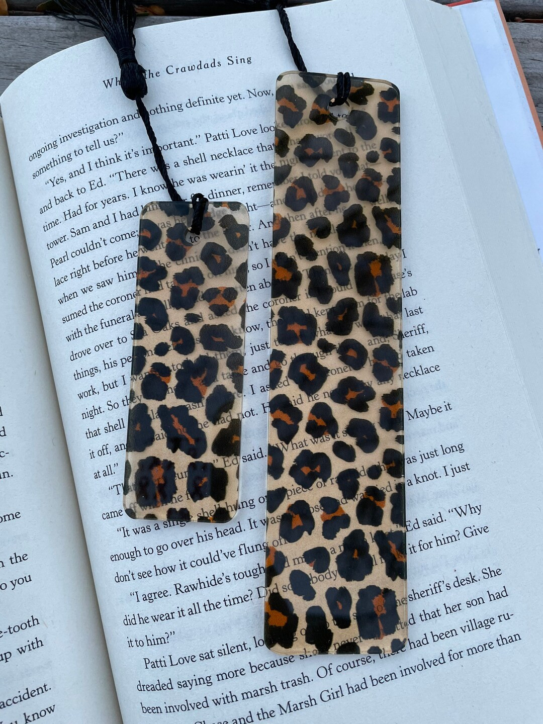 Bookmark Leopard Print Sturdy Bookmark Bookclub Book Lover - Etsy | Etsy (US)