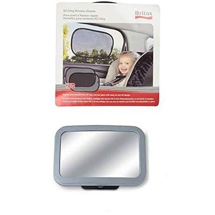Britax EZ-Cling Sun Shades and Back Seat Mirror Bundle | Amazon (US)