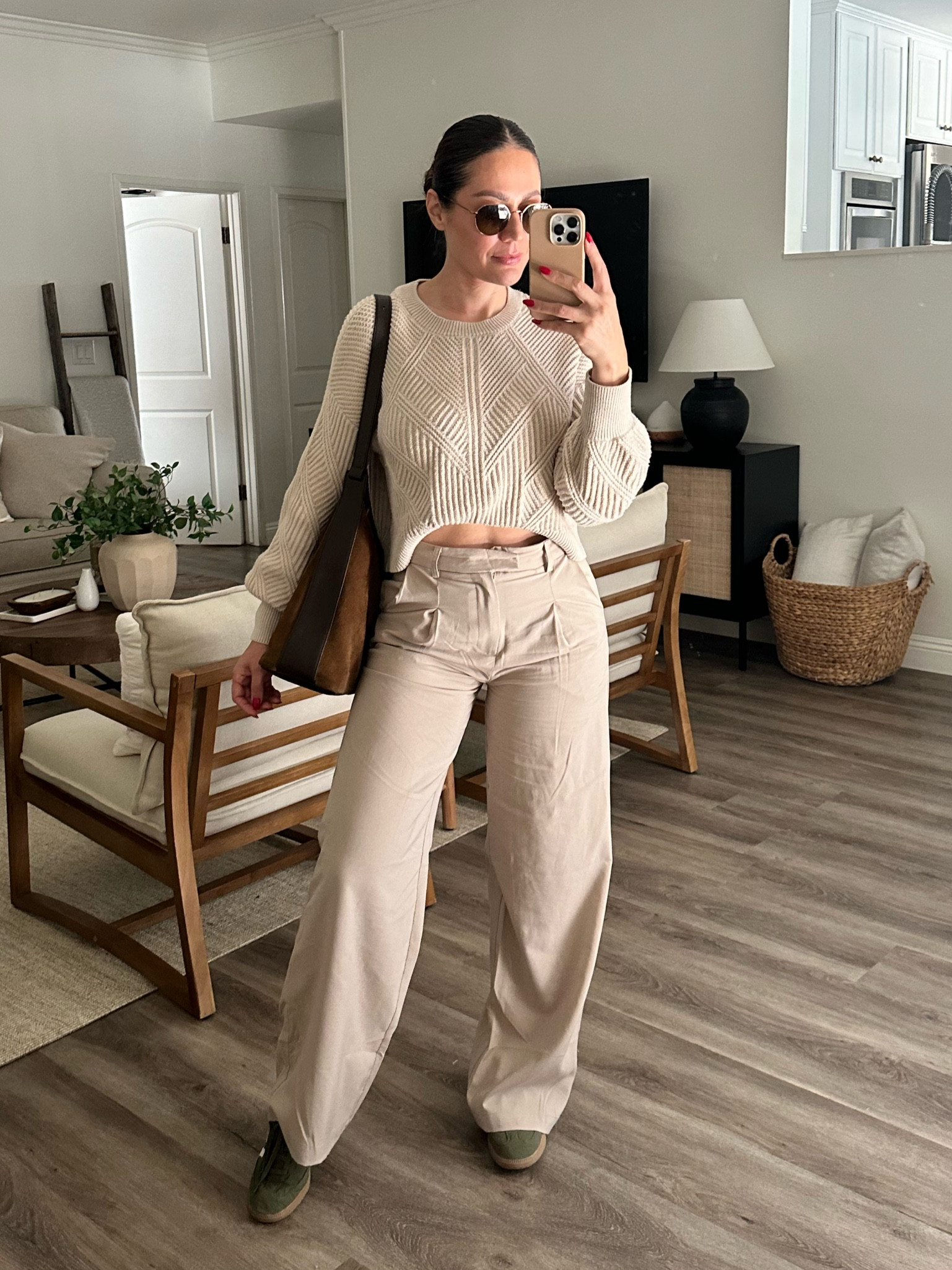 When you don’t feel like wearing jeans, just thrown on trousers 🤌🏻
The trousers are from www.vannazee.com wearing a small 
Everything else is linked below 

#LTKU #LTKMostLoved #LTKshoecrush