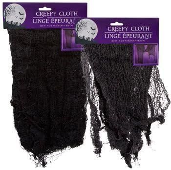 Black Creepy Cloth Halloween Decoration (Pack of 2) | Amazon (US)