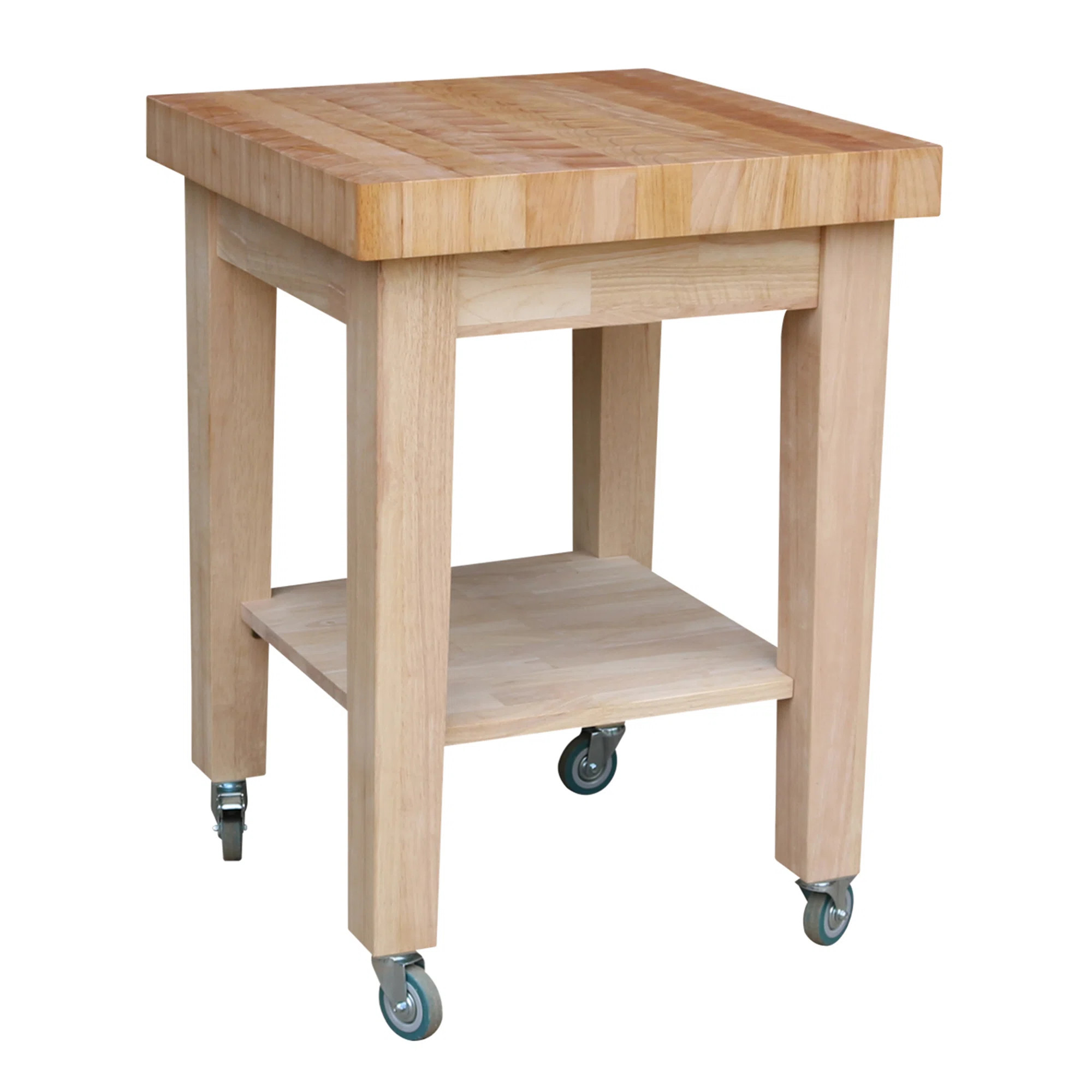 Rosecliff Heights Cuthbert Kitchen Cart with Butcher Block & Reviews | Wayfair | Wayfair North America