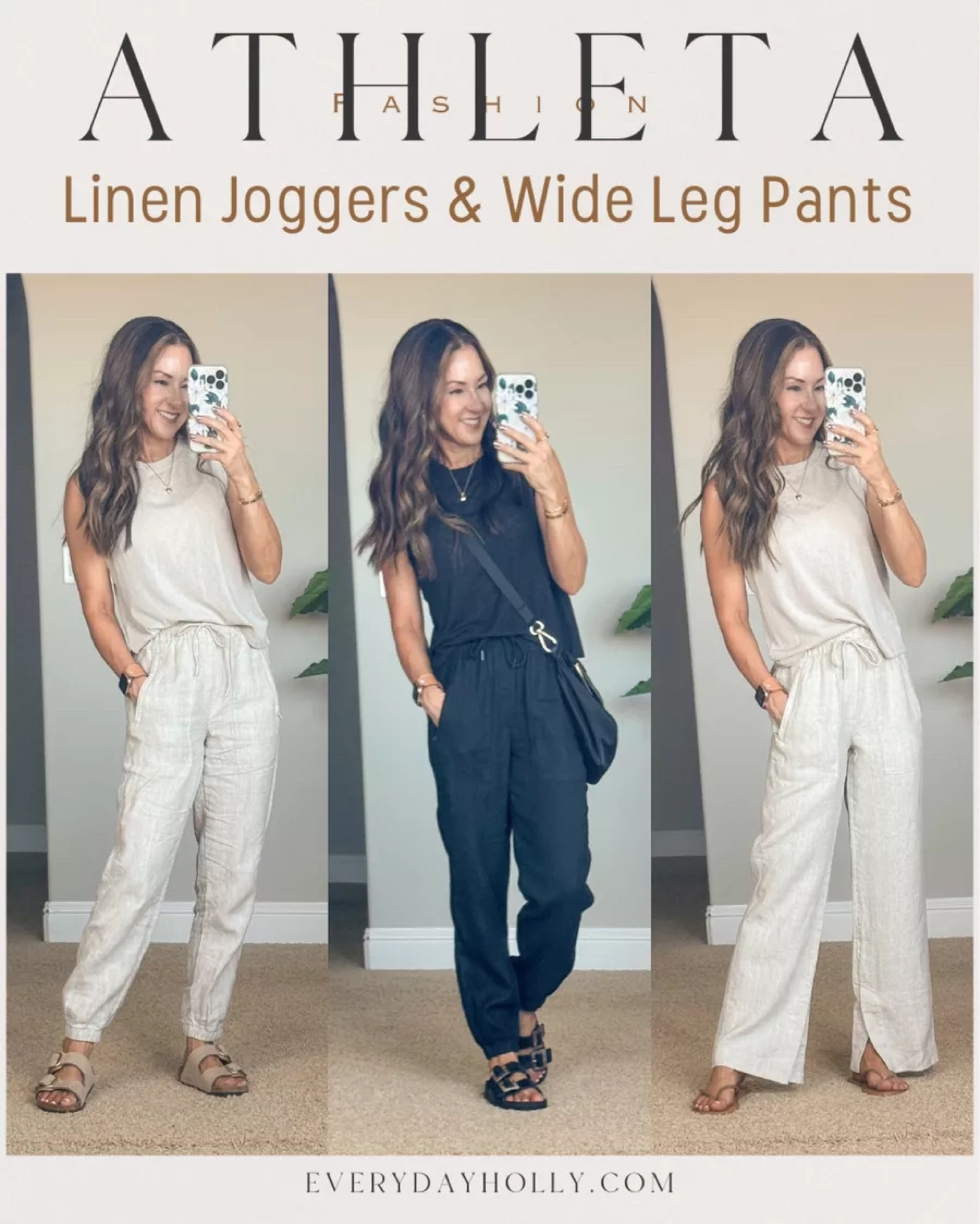 💥Flash Sale! PLUS save an additional 20% on orders of $150 or more code HELLOATH20 
Athleta joggers and wide leg pants

High waisted linen joggers & wide leg pants that come in regular, petite, and tall. Wearing the XXS petite. Muscle tank size extra small Travel outfit, summer outfit, athleisure, linen joggers, hiking shorts, Summer tanks,

#LTKFindsUnder50 #LTKFindsUnder100 #LTKStyleTip