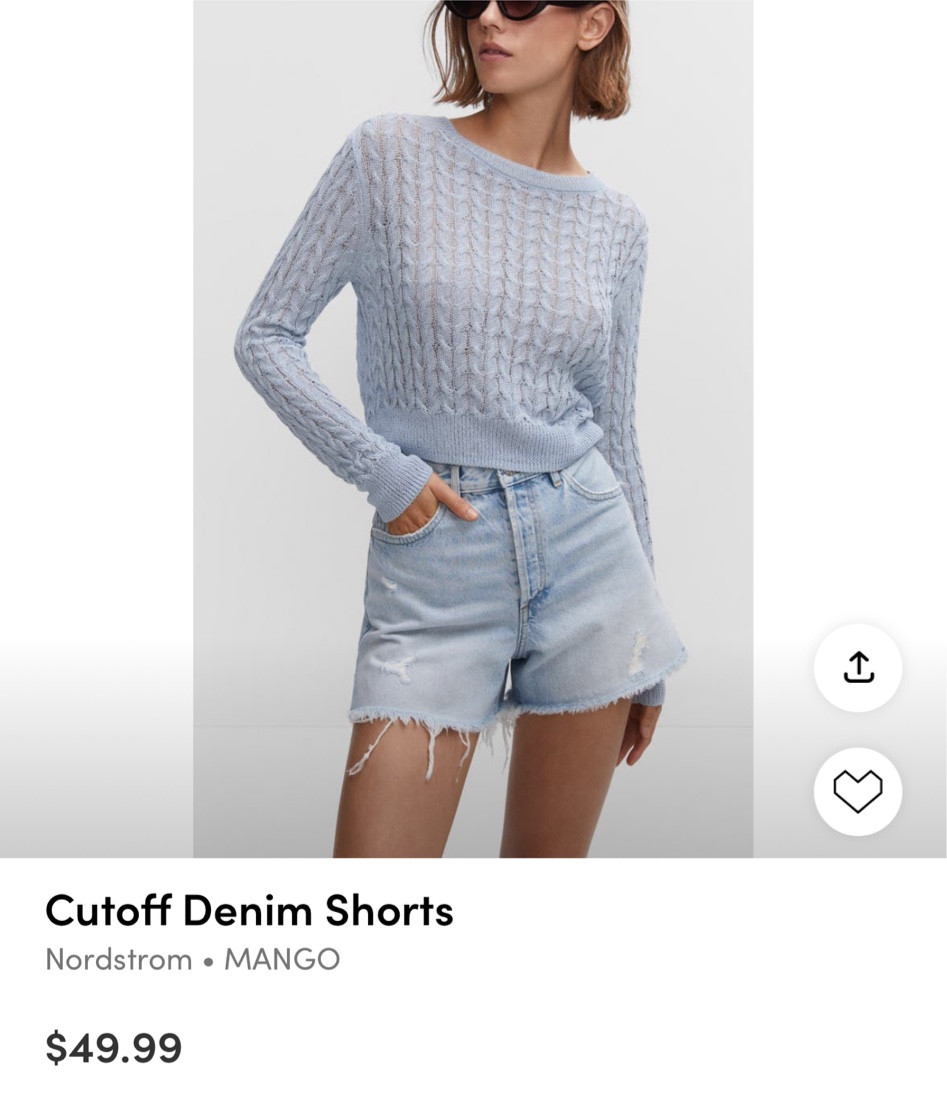 Mango shorts 🩳 

#LTKfindsunder50 #LTKstyletip #LTKsalealert