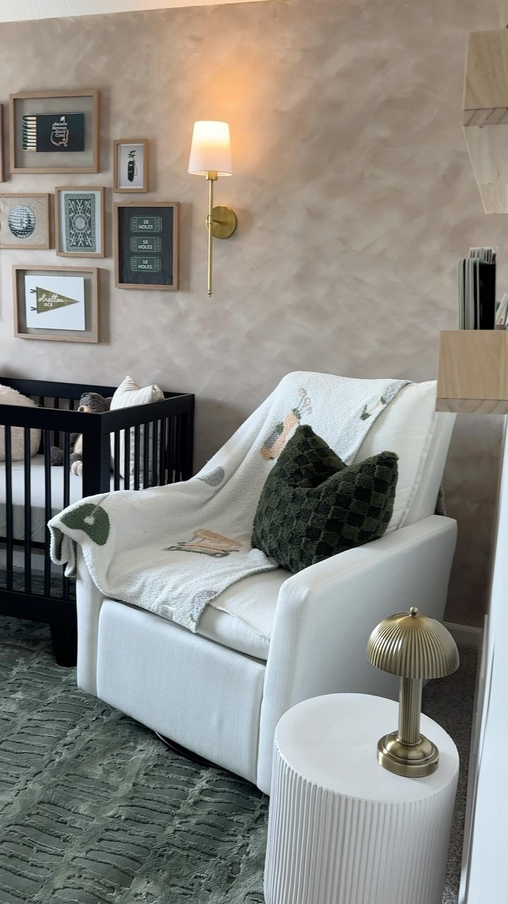 What better time to share baby boy’s nursery than Masters weekend! I had such a fun time designing this vintage PGA inspired room! It really is such a relaxing room and the perfect space for our little guy! 🤎⛳️

#Nursery #BabyBoy #Golf #Masters #Amazon #Target #PotteryBarn #GolfRoom

#LTKFamily 

#LTKBaby #LTKHome