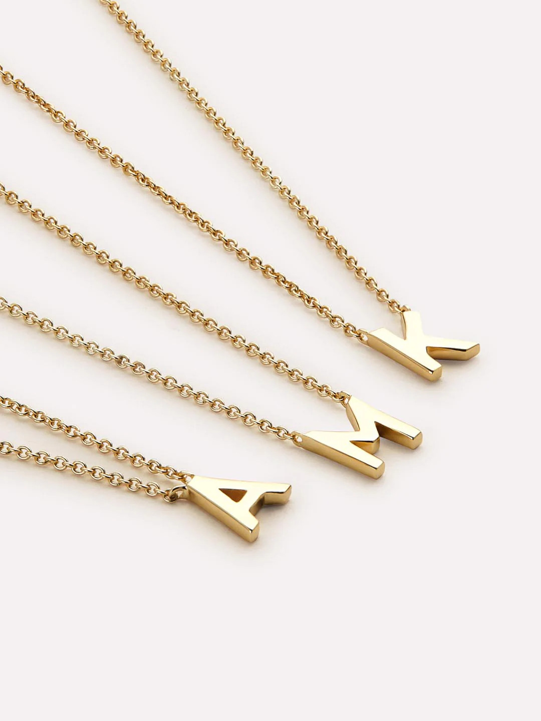 Gold Initial Necklace - Letter Necklace | Ana Luisa