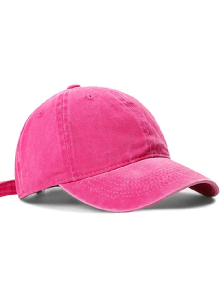 1pc Women Washed Solid Casual Baseball Cap For Outdoor Travel | SHEIN