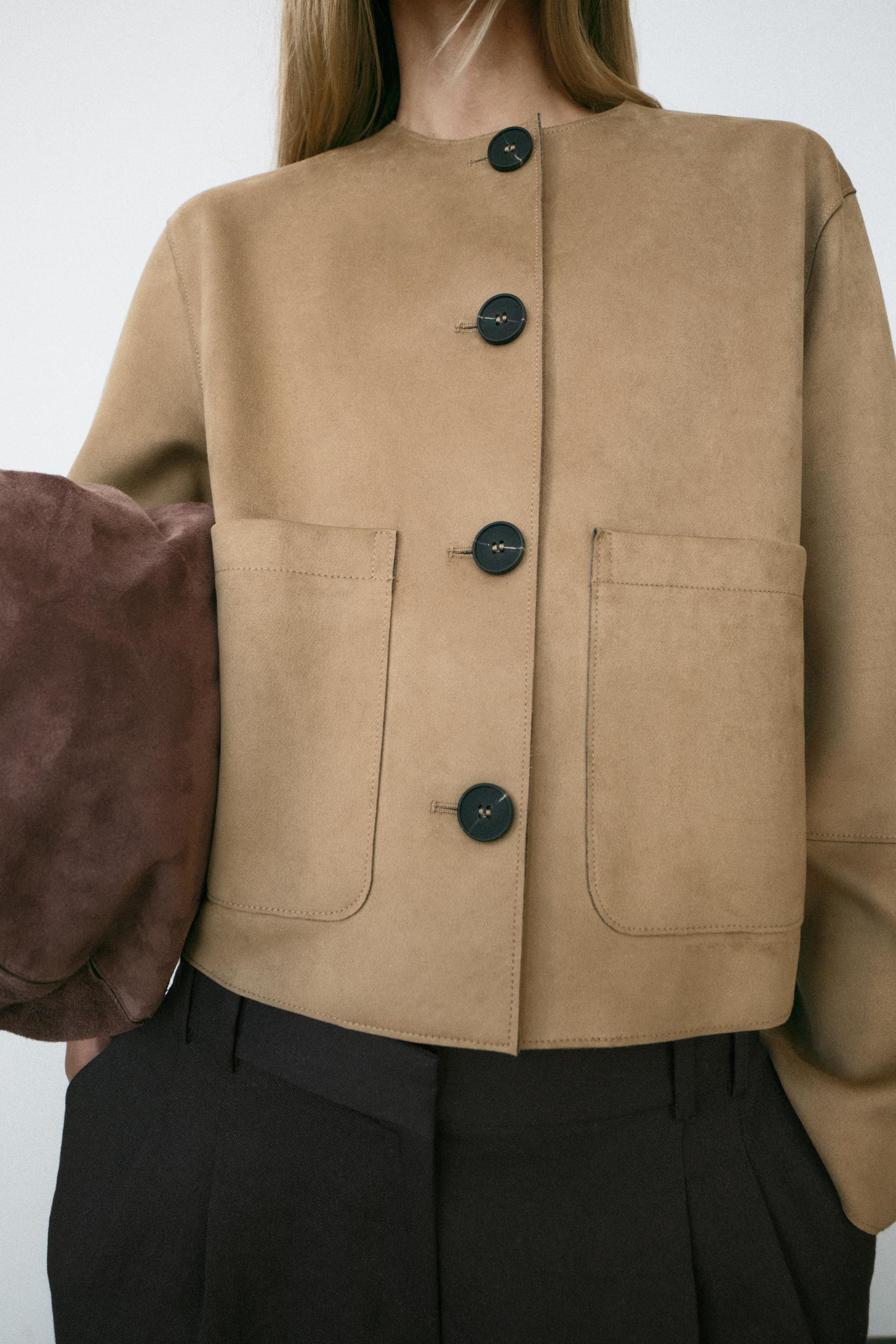 FAUX SUEDE JACKET | Zara US