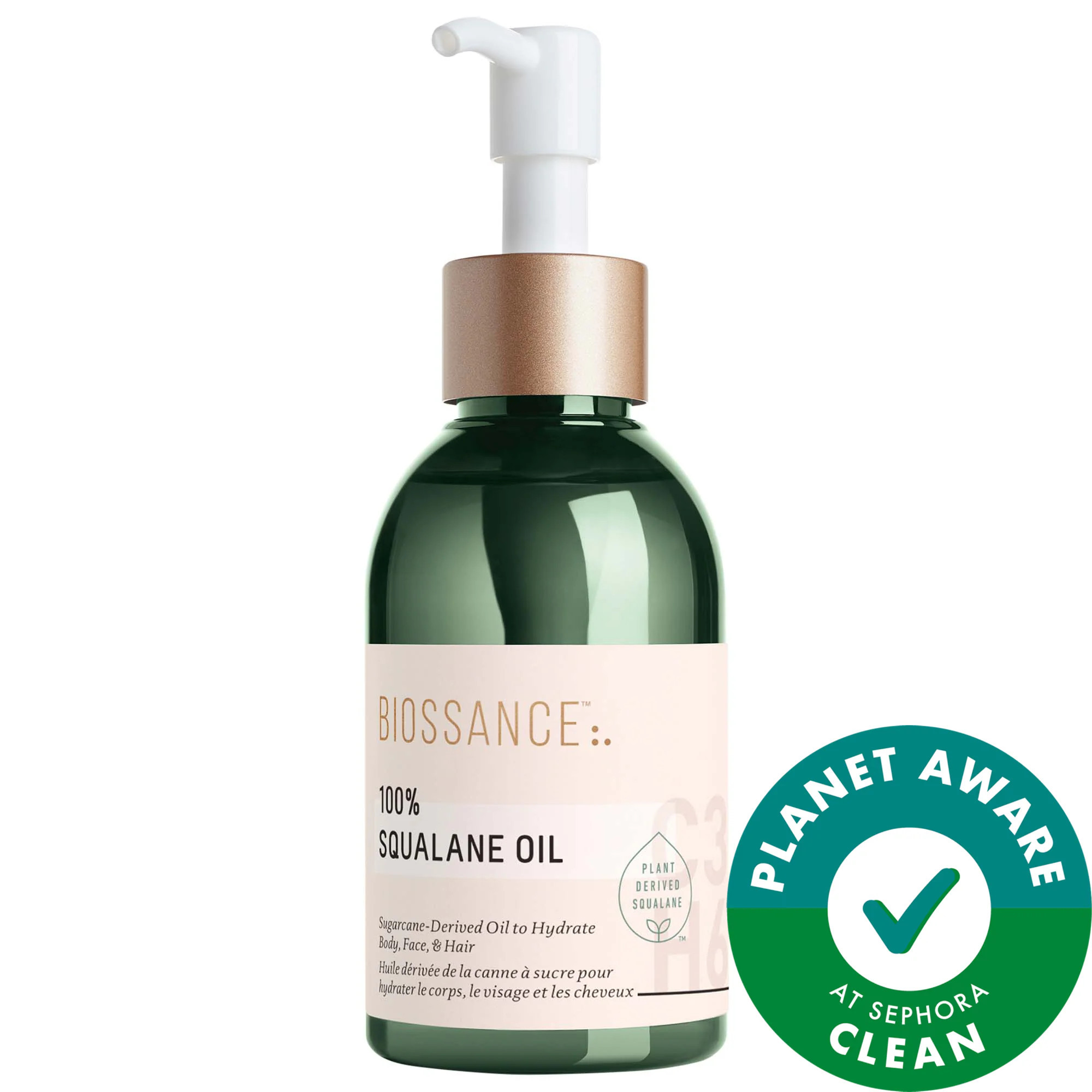 Biossance 100% Sugarcane Squalane Oil 3.4 oz / 100 mL | Sephora (US)