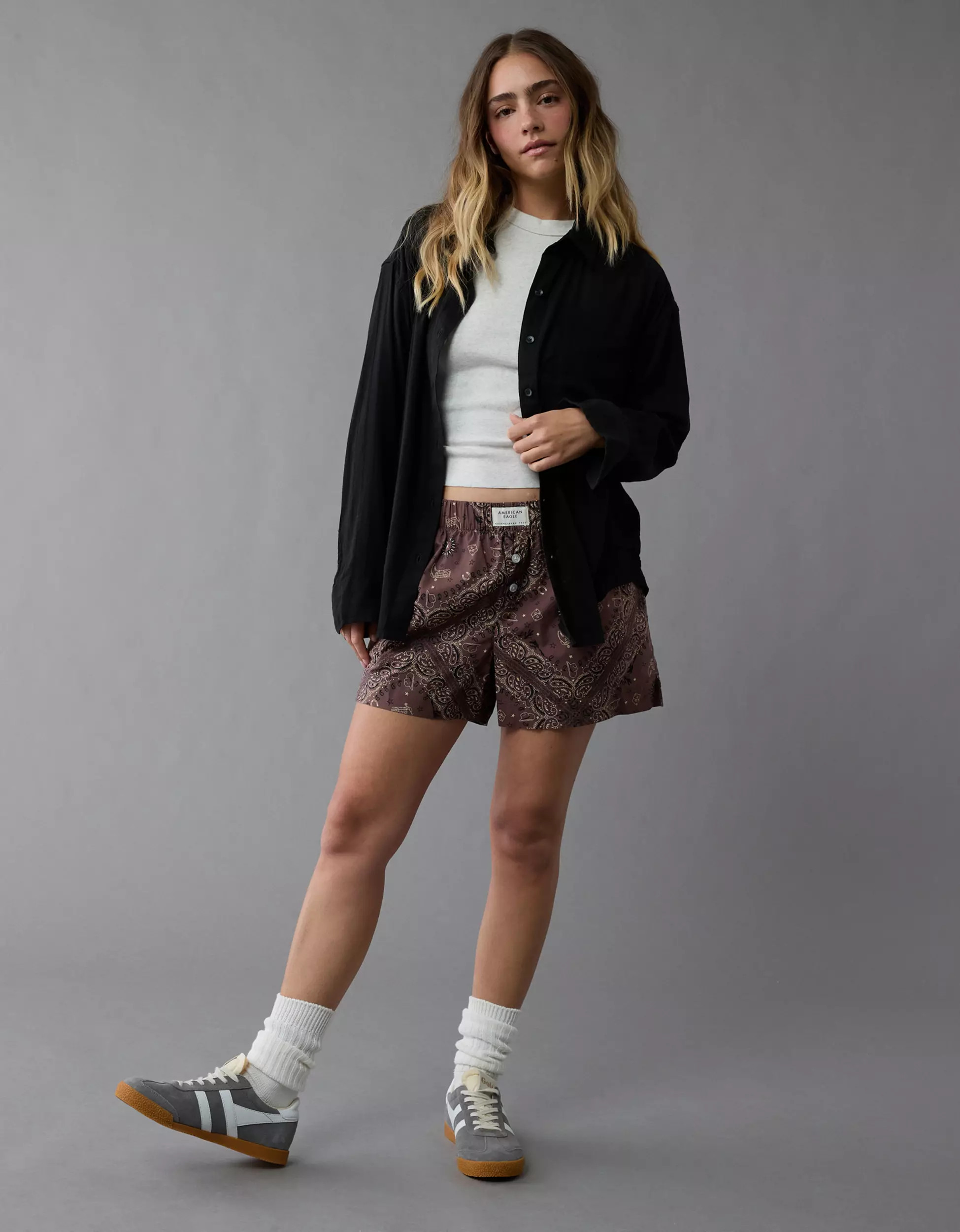 AE Perfect Button-Up Shirt | American Eagle Outfitters (US & CA)