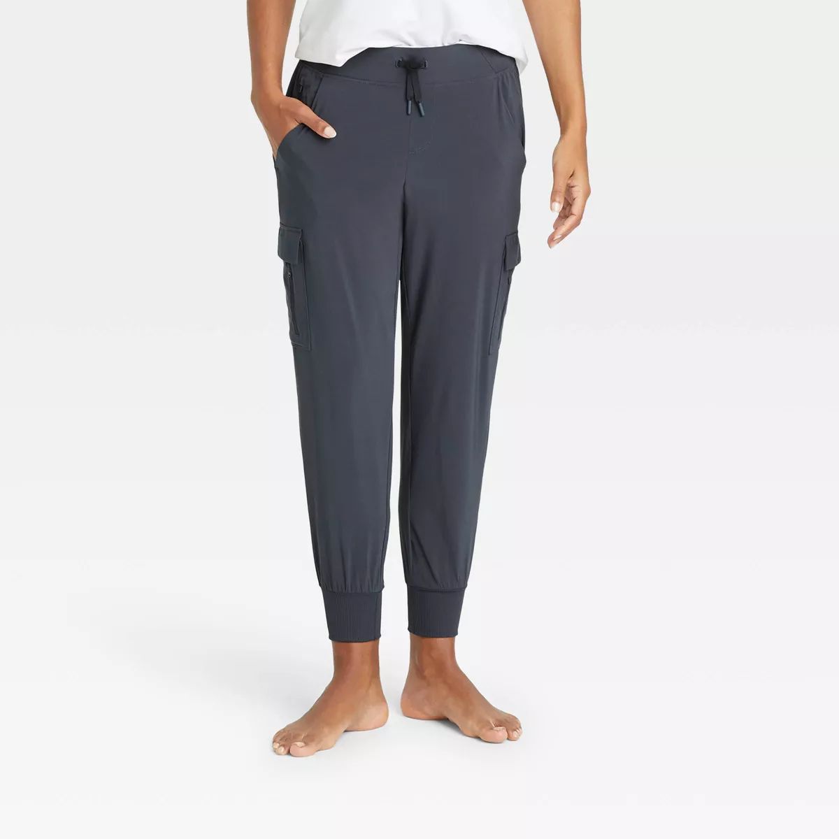 Women's Stretch Woven Tapered Cargo Pants - All in Motion™ | Target
