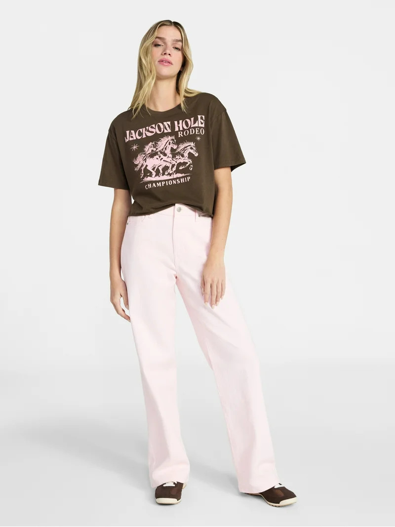 No Boundaries4.2 stars out of 5 reviews(4.2)|5 No Boundaries Boxy Cropped Graphic Tee, Women's XX... | Walmart (US)