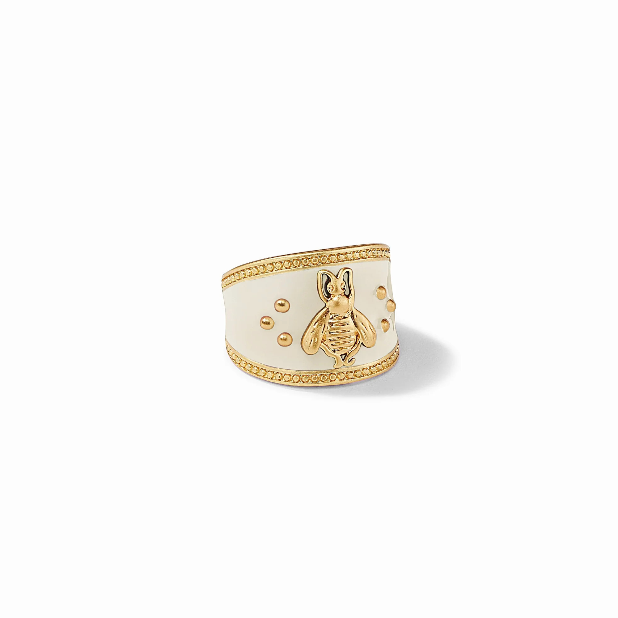 Bee Enamel Crest Ring | Julie Vos | Julie Vos