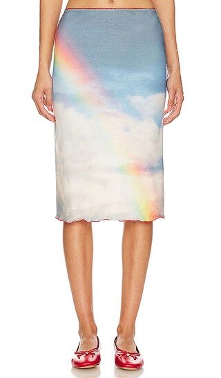 Somewhere Skirt in Rainbow | Revolve Clothing (Global)
