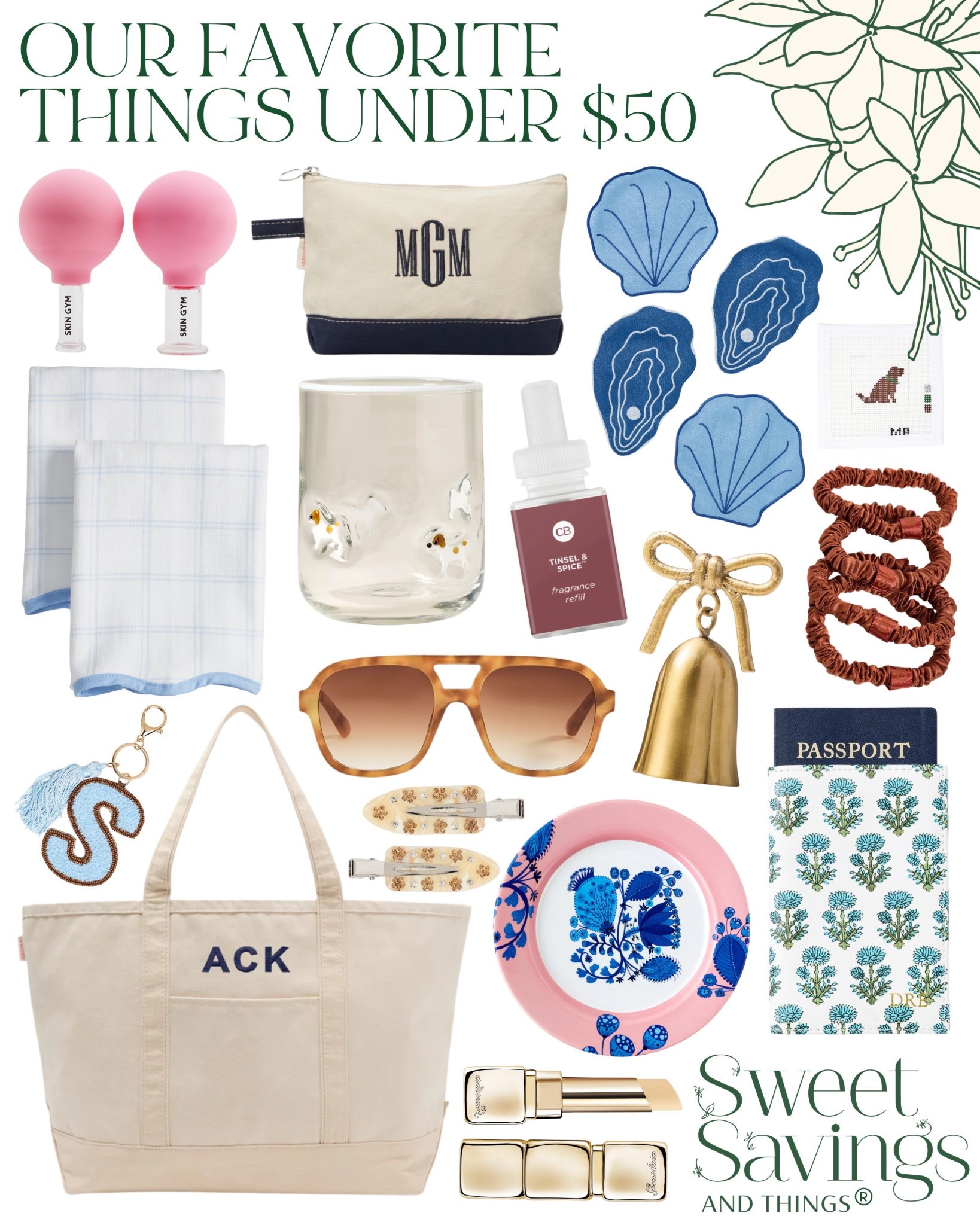 holiday gift guide | preppy things | our favorite things | under $50 | customize gifts | preppy home | preppy home | beauty finds | bag charms | icon glasses | travel favorites

#LTKHoliday #LTKGiftGuide #LTKSeasonal