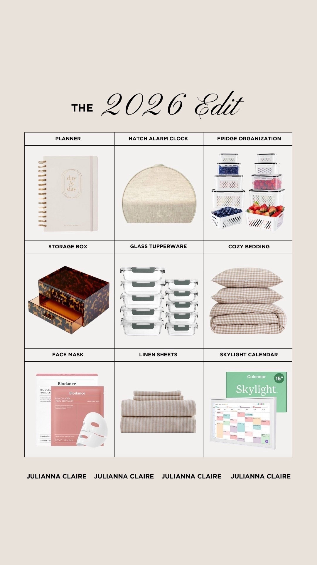 2026 essentials for a productive new year! 

#LTKHome #LTKselfcare #LTKfitnessgoals