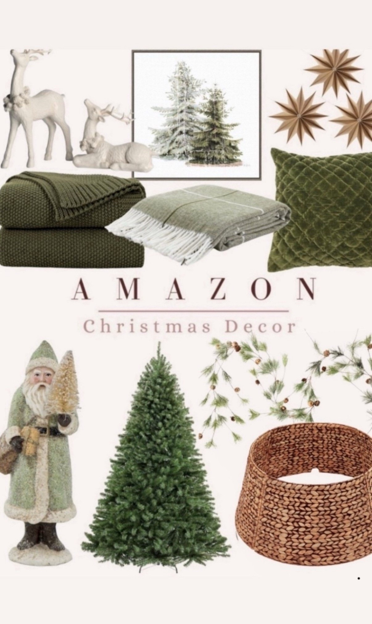 Christmas decor that reminds me if Ralph Lauren.  Luxe vibes for less #LTKhome 

#LTKHoliday #LTKSeasonal