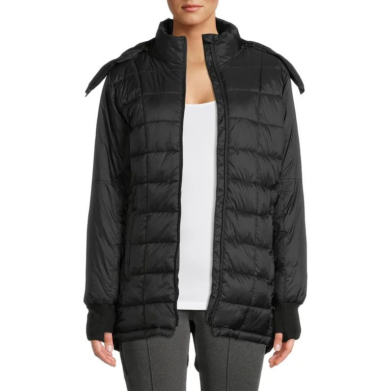 Swiss Tech Women’s Mid-Length Puffer Jacket | Walmart (US)