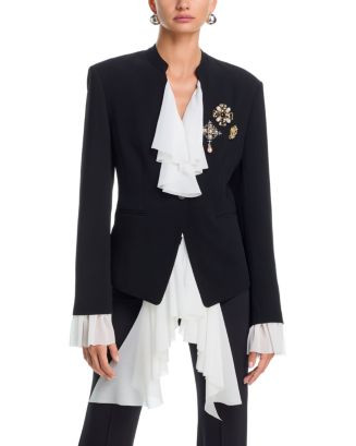 Maren Embellished Lapel Blazer | Bloomingdale's (US)