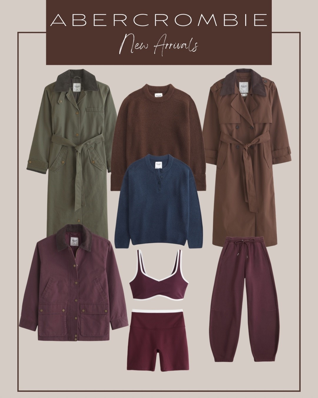 New arrivals for fall at Abercrombie. All currently on sale 

#LTKStyleTip #LTKSaleAlert