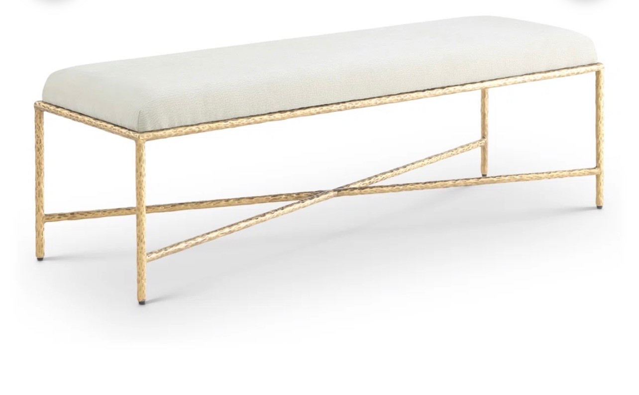 Chenille Fabric Bench

#LTKdayinmylife #LTKHome #LTKSaleAlert