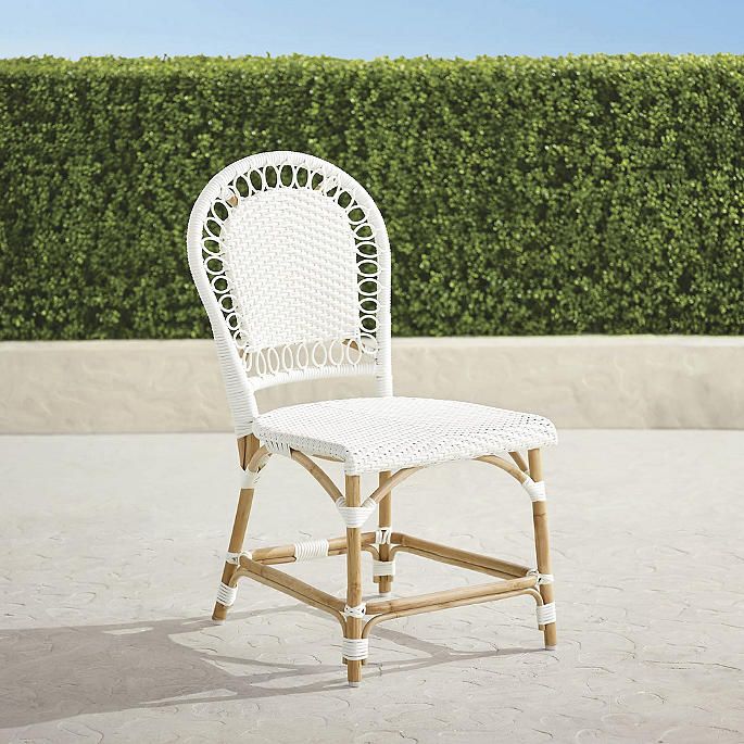 Pier Rattan Bistro Chair | Frontgate | Frontgate