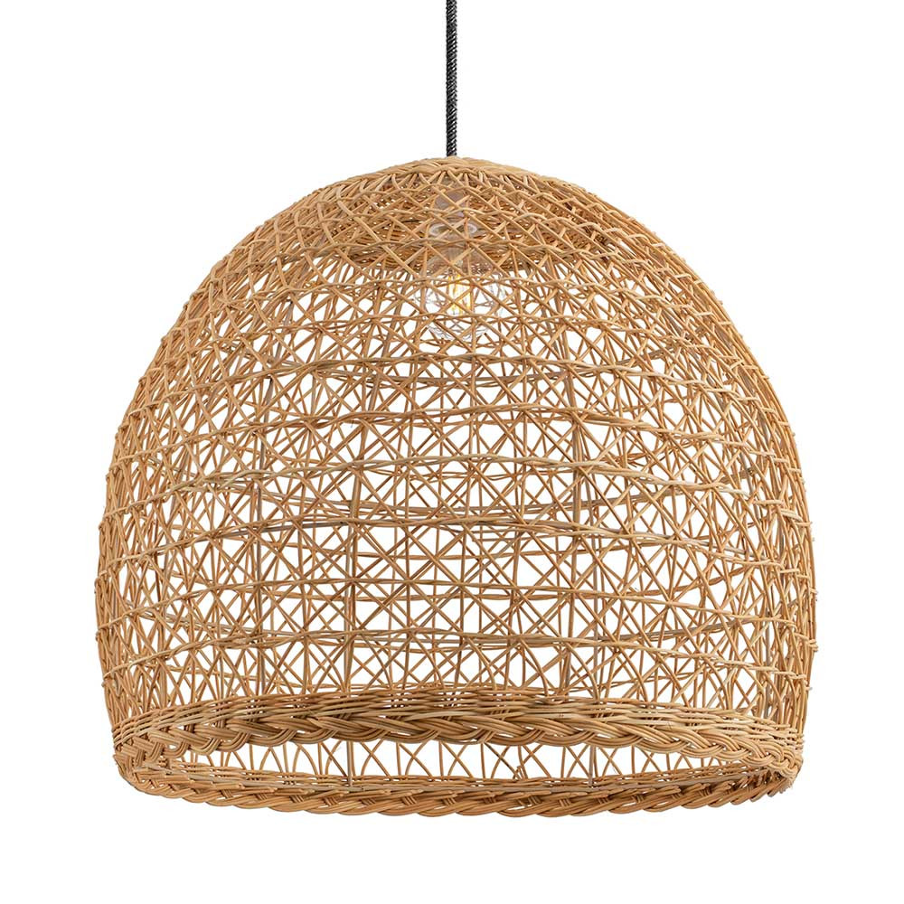 Outdoor Lumiere Dome Rattan Pendant Light | Rowabi