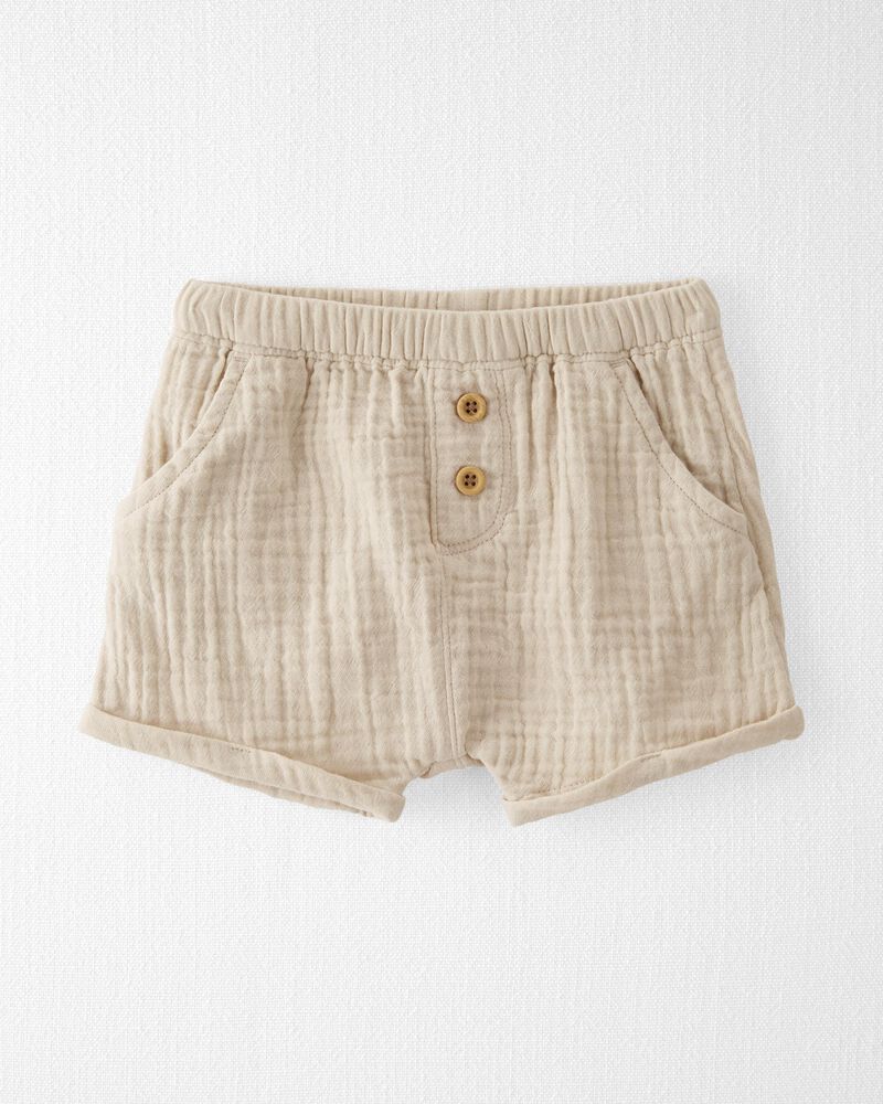 Baby Organic Cotton Gauze Shorts | Carter's