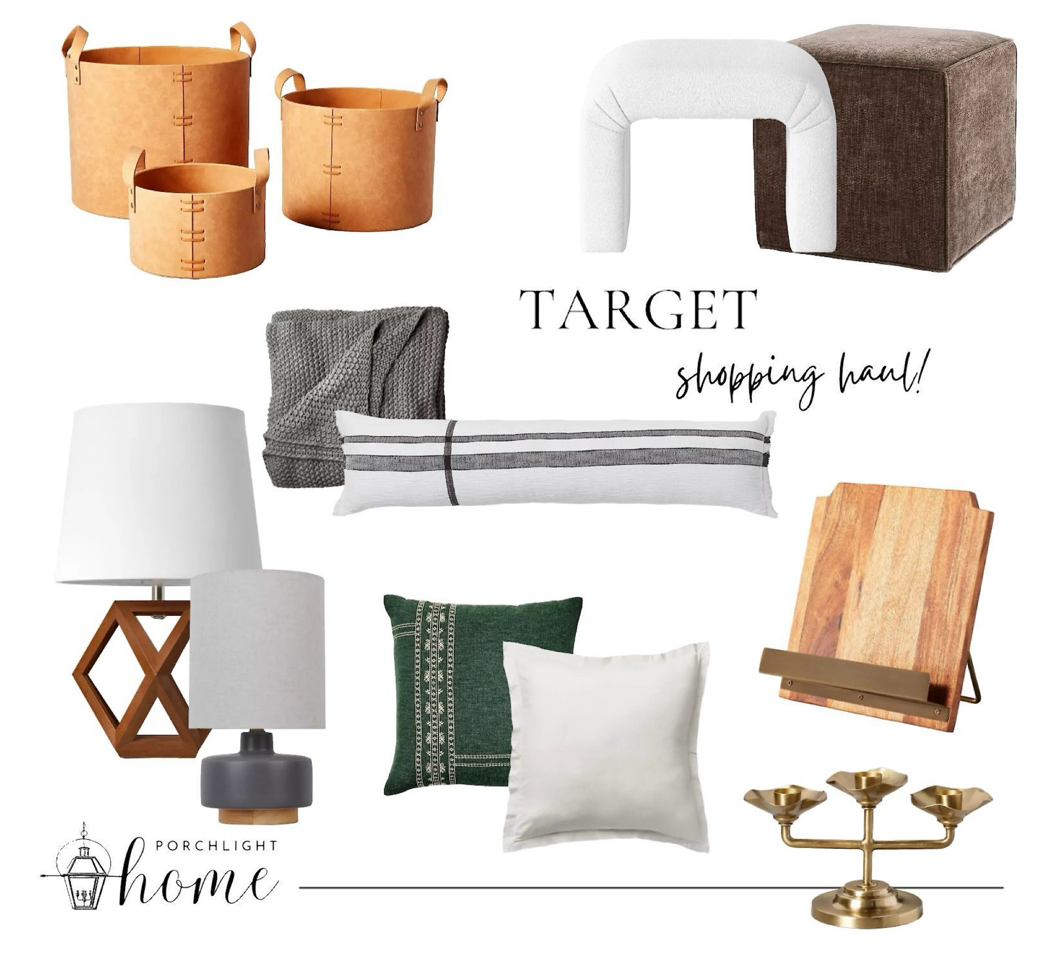 A Target haul to remember! 🎯 Target, Hearth & Hand, Magnolia, Threshold, Project 62, Casaluna, Studio McGee, storage basket, ottoman, bench, pouf, blanket, lumbar pillow, table lamp, candelabra, candle holder, brass, throw pillows, cookbook, holder, home decor, Target style, shopping haul 

#LTKMostLoved #LTKstyletip #LTKhome