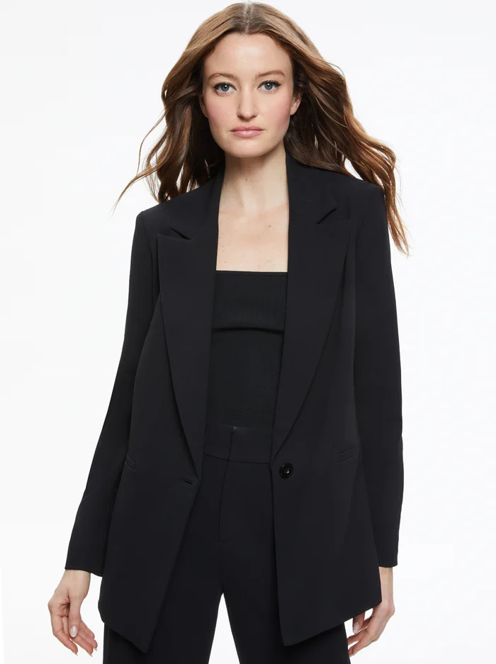 DENNY BOYFRIEND BLAZER | Alice + Olivia