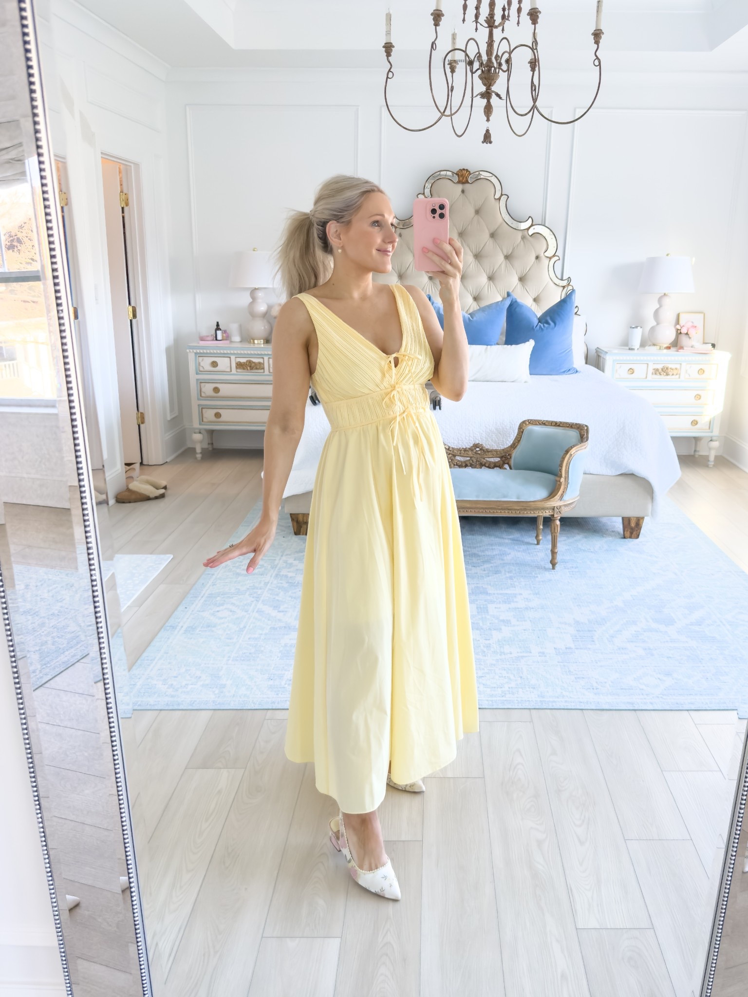 Baby shower dress! 
Yellow baby shower dress
Boy baby shower dress 
Easter dress
Blue and yellow dress
Perfect easter dress! Wearing medium
Yellow dress
Yellow midi dress
Spring dress
Spring outfit idea
Grandmillenial
Yellow bow dress
Vacation outfit
Easter outfit
Bump friendly dress
24 weeks pregnantt
Spring wedding guest dress
Ruffle dress
Blue dress
Revolve dress
Moon river dress


#LTKFindsUnder50 #LTKBump #LTKFindsUnder100