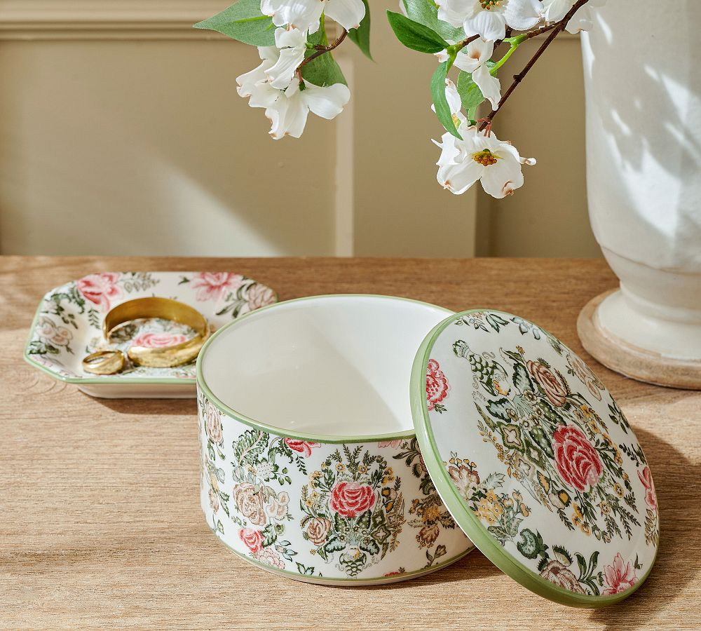 Kravet Rosehill Jewelry Box | Pottery Barn (US)