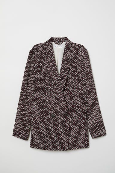 H & M - Patterned Jacket - Red | H&M (US + CA)