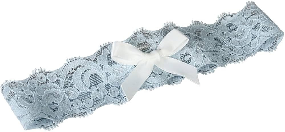 Garter, Small, Layla Lace, Blue and White | Amazon (US)