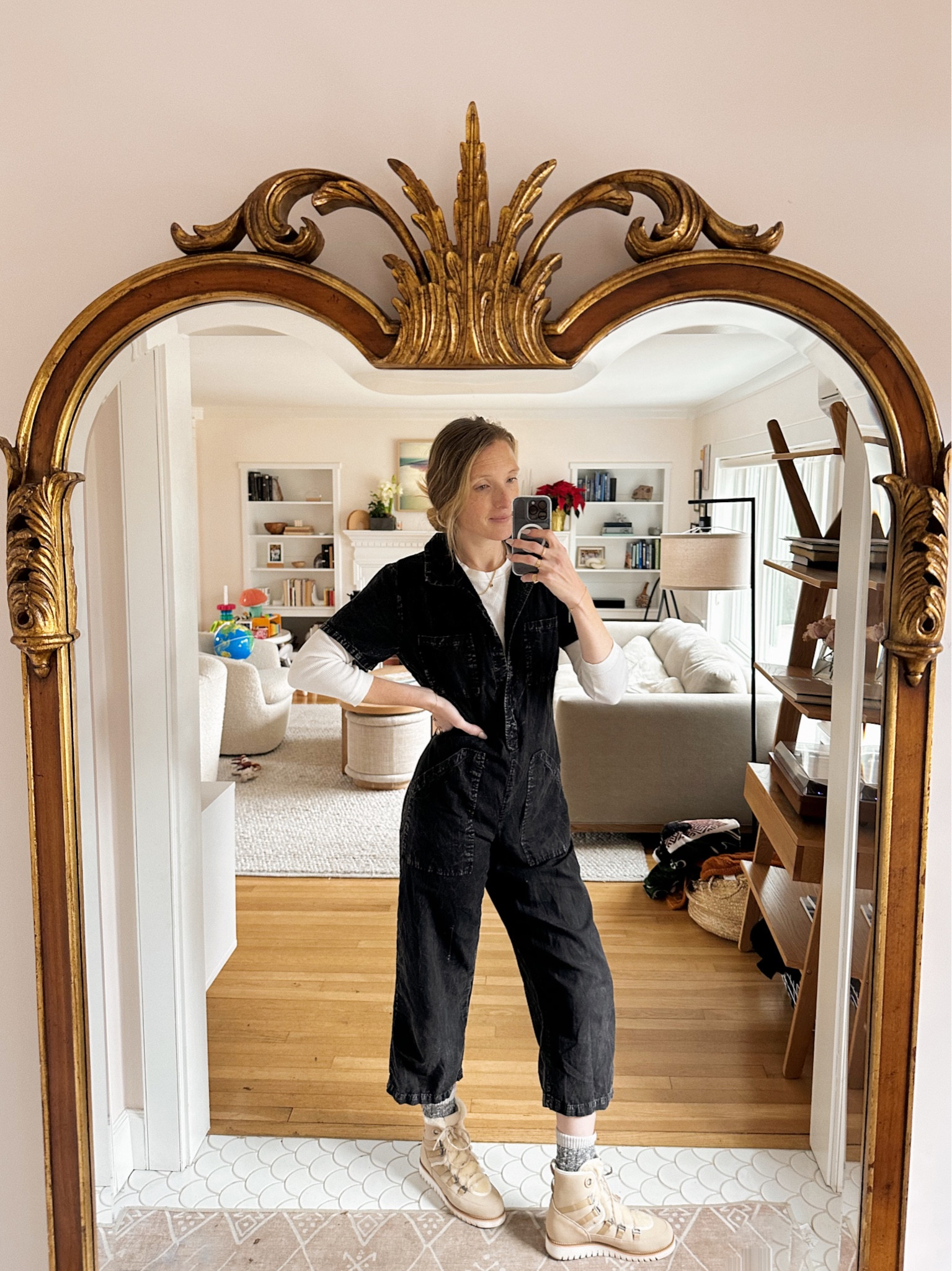 i can’t decide if it’s Parisian Plumber or Carpenter Chic 🛁🔨  

#LTKfamily #LTKSeasonal #LTKhome