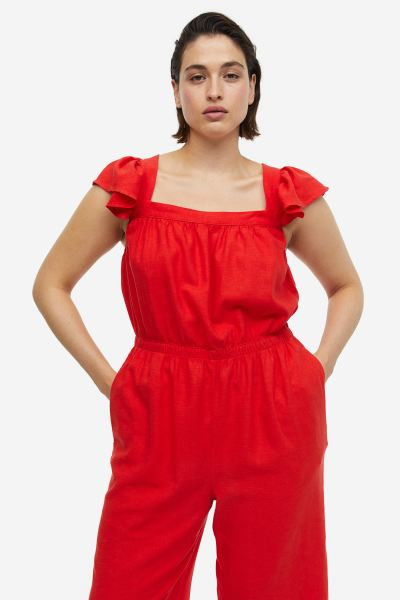 Linen-blend Jumpsuit | H&M (US + CA)