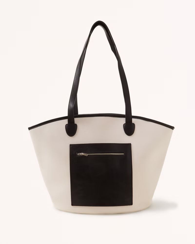 Women's Canvas Tote Bag | Women's Accessories | Abercrombie.com | Abercrombie & Fitch (US)