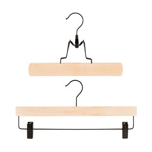 Lotus Wooden Trouser Clamp & Skirt Hanger | The Container Store