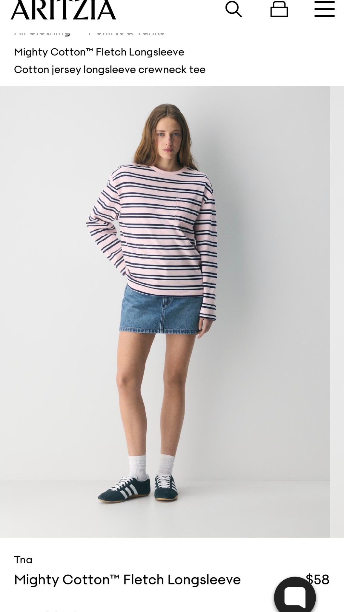 Aritzia long sleeve! 

#LTKgrwm #LTKootd #LTKSpringSale