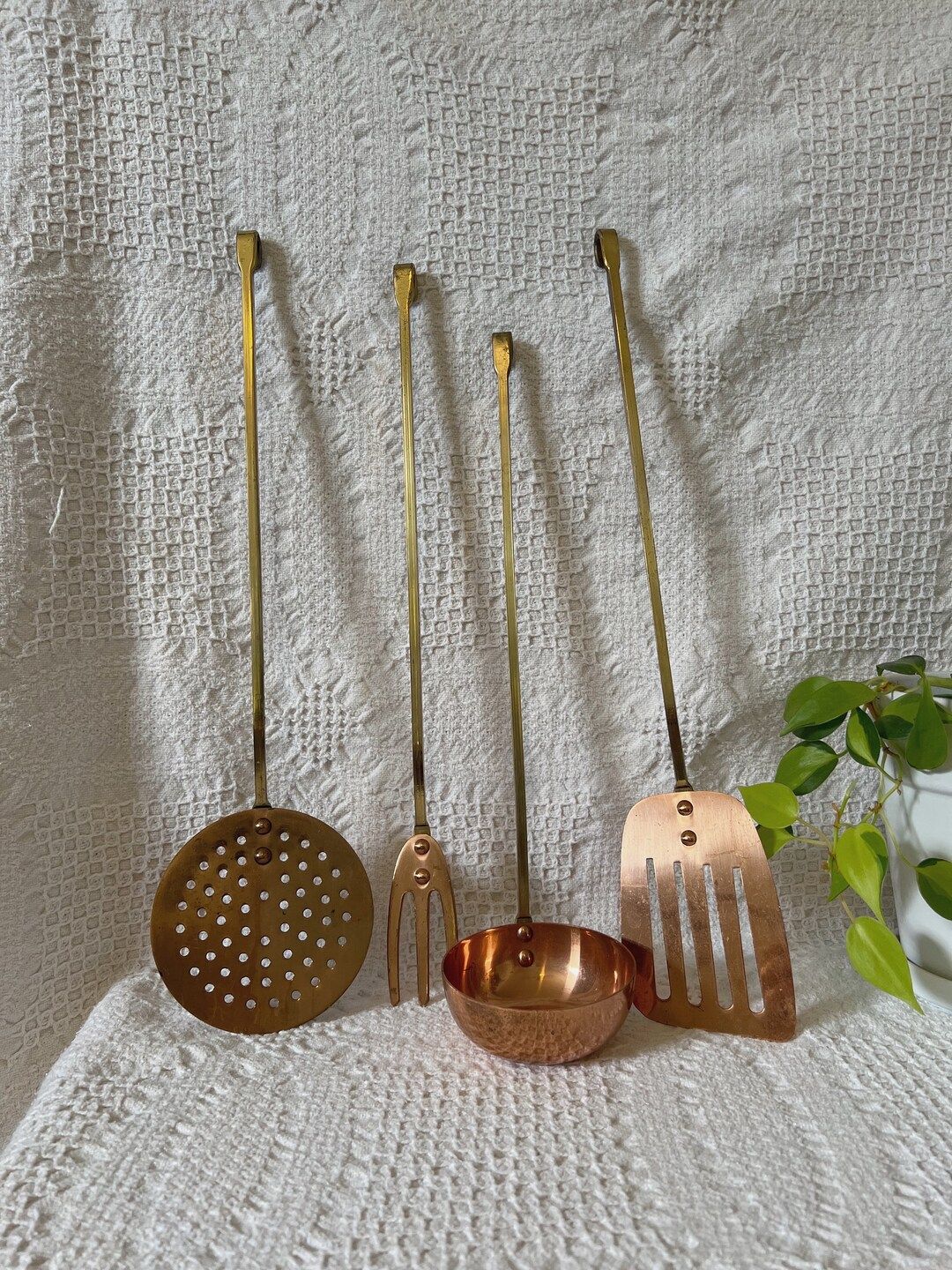 Vintage set of copper kitchenware - vintage copper kitchenware set - vintage kitchenware | Etsy ROW