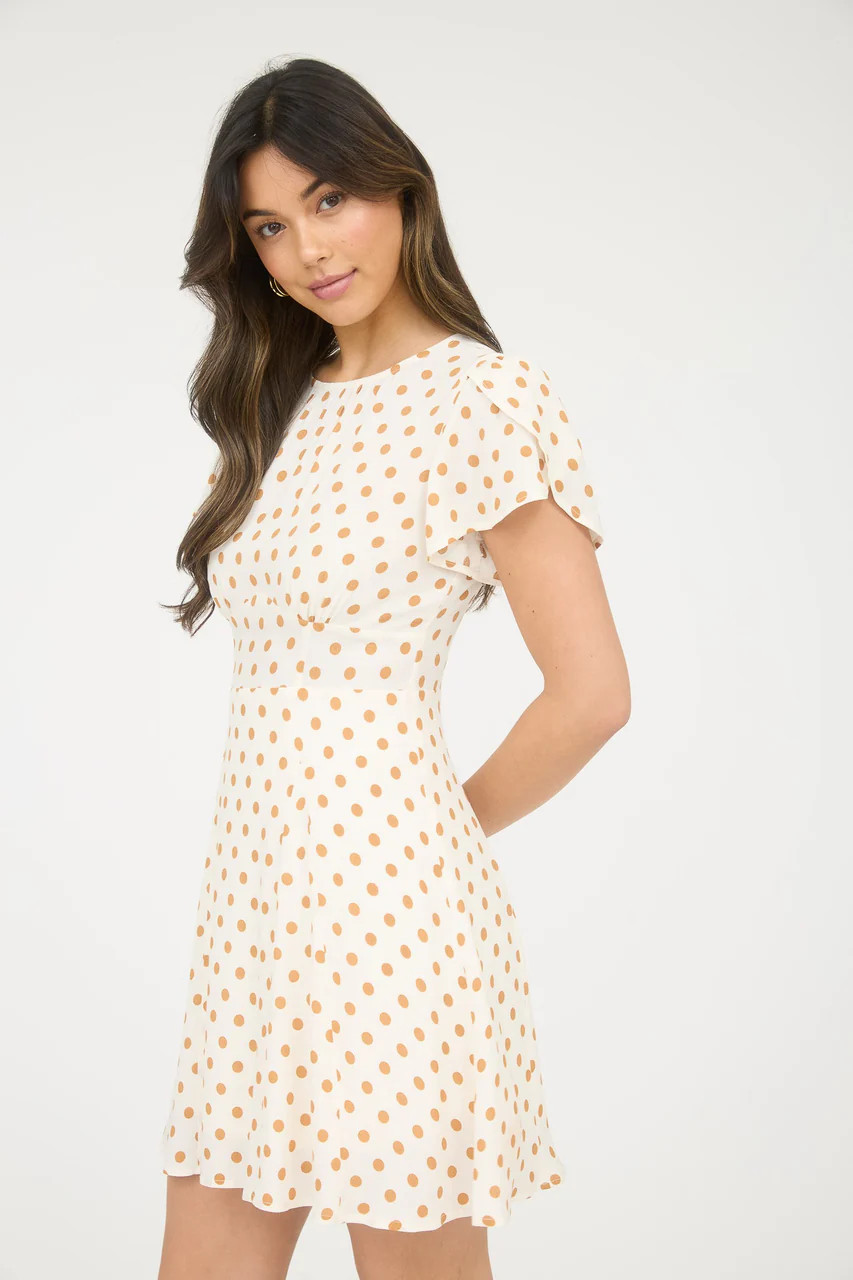 Sunny Days Polka Dot Mini Dress | Lilla & Beth