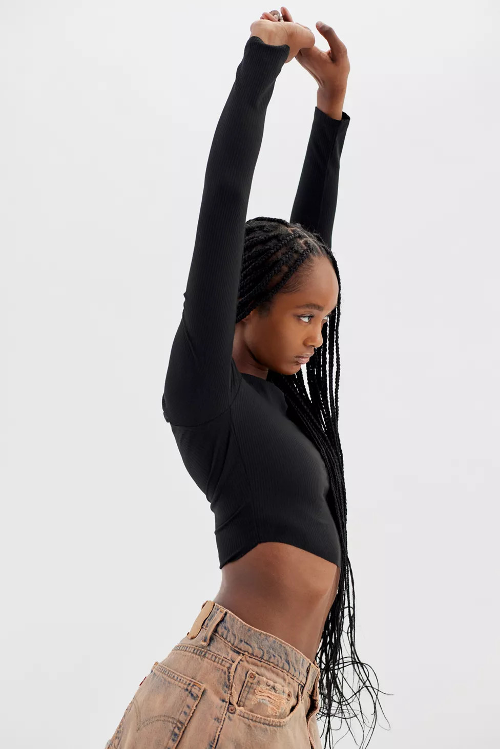 UO Syd Ribbed Off-The-Shoulder Top | Urban Outfitters (US and RoW)