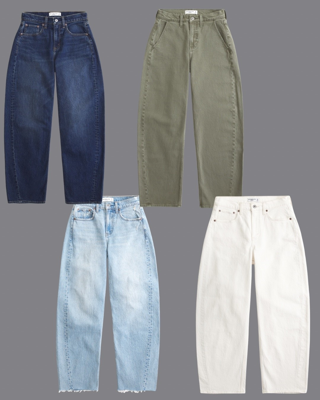 Curve love stretch barrel legs!!! @abercrombie 

#LTKspring #LTKjeans #LTKXAbercrombieDenim