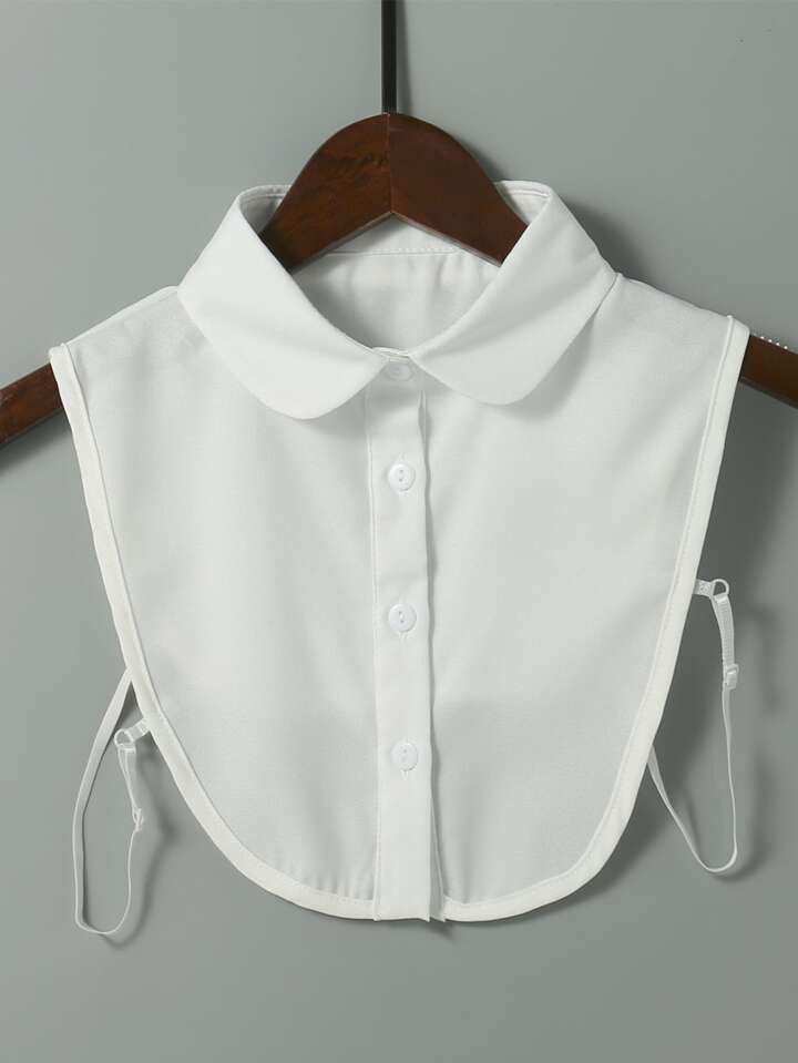 Solid Half Shirt Dickey Collar | SHEIN