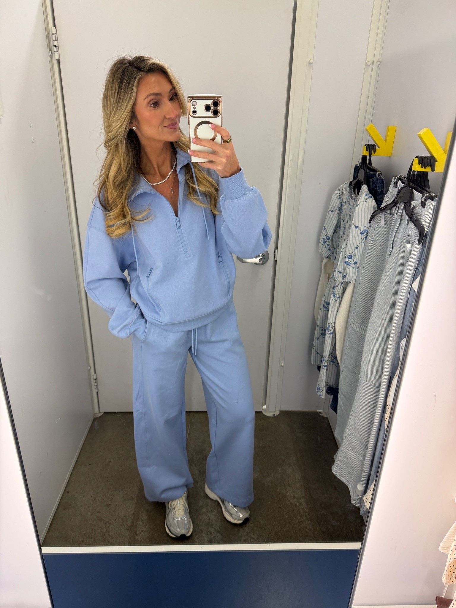 The dreamiest sweat set from Old Navy!! Love this color for spring 🩵

#LTKSaleAlert #LTKootd #LTKgrwm